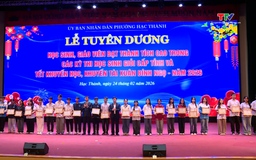 Phường Hạc Thành tuyên dương học sinh, giáo viên đạt thành tích cao