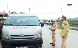 Đảm bảo giao thông trong ngày mở cổng trời đền Nưa - Am Tiên