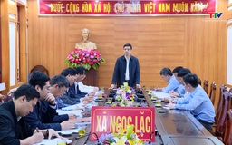 Quyết liệt các giải pháp đảm bảo tiến độ thực hiện Tiểu dự án Cải thiện cơ sở hạ tầng đô thị Ngọc Lặc