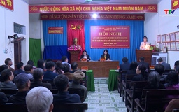 Lấy ý kiến cử tri tổ dân phố Quang Trung 2, phường Hạc Thành đối với người ứng cử Đại biểu Hội đồng Nhân dân