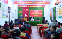 Cử tri phố Long Quang tín nhiệm giới thiệu 4 người ứng cử đại biểu Quốc hội và HĐND các cấp