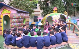 Các trường mầm non chủ động phòng dịch bệnh cho trẻ sau Tết 