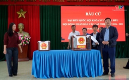 Xã Hoạt Giang tổ chức diễn tập bầu cử