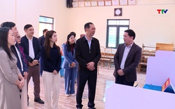 Phó Bí thư Tỉnh ủy Trịnh Tuấn Sinh kiểm tra công tác chuẩn bị bầu cử