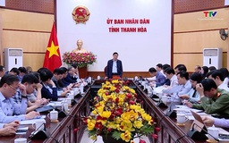 Chủ tịch UBND tỉnh nghe báo cáo tiến độ chuẩn bị Hội nghị xúc tiến đầu tư