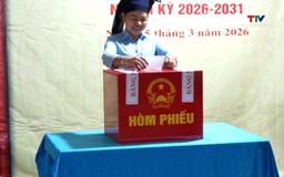 2.275 cử tri xã Bát Mọt tham gia ngày hội bầu cử