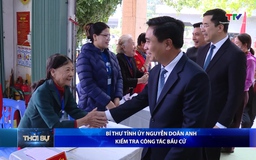 Bí thư Tỉnh ủy Nguyễn Doãn Anh kiểm tra công tác bầu cử tại các phường: Hạc Thành, Đông Sơn và xã Hoằng Lộc
