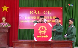 Lá phiếu niềm tin, trách nhiệm của lực lượng vũ trang