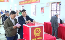 Xã Cẩm Tân: 100%cử tri tham gia bầu cử đại biểu Quốc hội và HĐND các cấp 