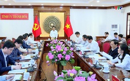 Thường trực Tỉnh uỷ làm việc với Trường Đại học Y Hà Nội