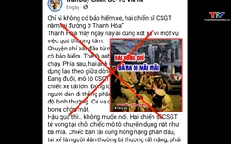 Bác bỏ thông tin bịa đặt trên mạng xã hội về vụ việc liên quan đến lực lượng Cảnh sát giao thông 