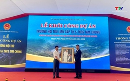 Khởi công Trường nội trú liên cấp Tiểu học và THCS Tam Chung