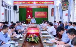 Phó Chủ tịch UBND tỉnh Đầu Thanh Tùng làm việc với các xã Hoằng Tiến, Hoằng Thanh về phát triển du lịch