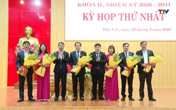 Kỳ họp thứ nhất HĐND xã Hậu Lộc, khóa II, nhiệm kỳ 2026 - 2031