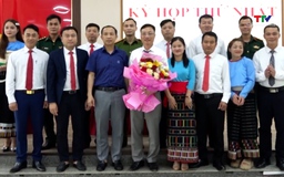 Kỳ họp lần thứ nhất HĐND xã Bát Mọt khóa XXII 