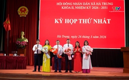Hội đồng Nhân dân xã Hà Trung tổ chức Kỳ họp thứ nhất, khóa II, nhiệm kỳ 2026 - 2031 