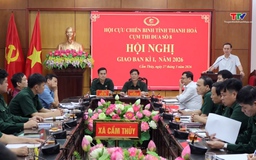 Hội Cựu chiến binh Cụm thi đua số 8 giao ban kỳ I năm 2026