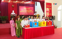 Phường Hạc Thành tổng duyệt diễn tập về nghiệp vụ bầu cử đại biểu Quốc hội và HĐND các cấp