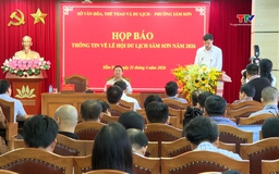 Họp báo cung cấp thông tin về Lễ hội du lịch biển Sầm Sơn 2026