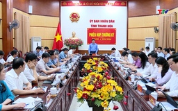 Phiên họp thường kỳ  Ủy ban Nhân dân tỉnh tháng 4