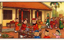 Độc đáo MV viết lại câu chuyện "Đám cưới chuột" trong tranh Đông Hồ bằng AI