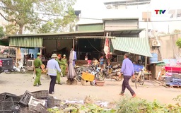 Phường Hạc Thành xử lý dứt điểm tình trạng họp chợ tự phát gây mất an toàn giao thông