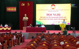 Đại biểu Quốc hội tiếp xúc cử tri phường Ngọc Sơn và xã Tượng Lĩnh