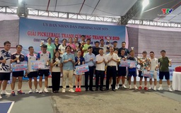 Sôi nổi Giải Pickleball phường Sầm Sơn tranh Cup Long Thành năm 2026