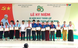 Xã Vĩnh Lộc kỷ niệm 85 năm Ngày thành lập Đội Thiếu niên tiền phong Hồ Chí Minh