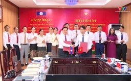 Tiếp tục tăng cường hợp tác trong lĩnh vực tuyên giáo giữa hai tỉnh Thanh Hóa - Hủa Phăn
