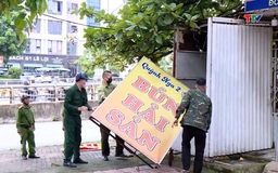 Chuyển biến tích cực trong lập lại trật tự đô thị tại phường Hạc Thành