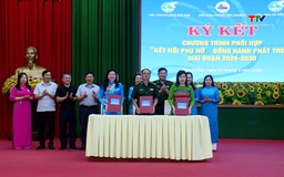 Ký kết Chương trình phối hợp “Đồng hành cùng phụ nữ biên cương” 