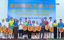 Công đoàn xã Hoằng Hóa, Hoằng Lộc tổ chức Hội thao cho người lao động