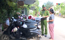 Siết chặt quản lý các bãi trông giữ xe trên địa bàn xã Triệu Sơn