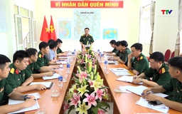 Bộ Chỉ huy quân sự tỉnh kiểm tra hoạt động của Ban Chỉ huy quân sự xã, phường