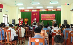 Xã Quang Chiểu sơ kết 1 năm thực hiện mô hình chính quyền địa phương 2 cấp