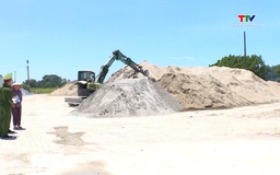 Siết chặt quản lý các bãi tập kết vật liệu xây dựng trái phép