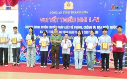 Công an tỉnh Thanh Hóa tổ chức chương trình "Vui Tết Thiếu nhi 1/6"