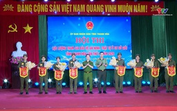 Hội thi lực lượng tham gia bảo vệ an ninh trật tự ở cơ sở giỏi khu vực 1