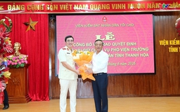 Công bố Quyết định của Viện trưởng Viện Kiểm sát Nhân dân tối cao về công tác cán bộ