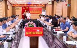 Đoàn kiểm tra số 1019 thông qua báo cáo kết quả kiểm tra đối với Ban Thường vụ Đảng ủy 13 xã
