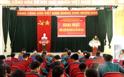 Phường Đông Quang huấn luyện cho lực lượng Dân quân tự vệ năm 2026
