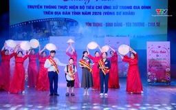 Truyền thông thực hiện Bộ tiêu chí ứng xử trong gia đình