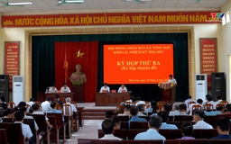 Hội đồng nhân dân xã Tống Sơn thông qua Đề án sắp xếp thôn