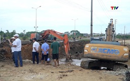 Đã khắc phục xong sự cố vỡ đường ống cấp nước