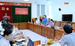 Đoàn khảo sát của Quốc hội làm việc với Sở Nội vụ Thanh Hóa về thực hiện chính sách, pháp luật lĩnh vực văn hóa - xã hội