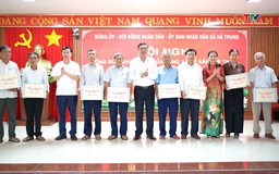 Xã Hà Trung công bố Nghị quyết của HĐND xã về sắp xếp thôn