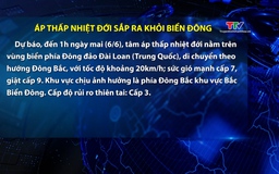 Áp thấp nhiệt đới sắp ra khỏi Biển Đông