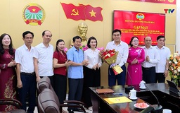 Gặp mặt đoàn đại biểu Hội Nông dân tỉnh dự Đại hội Hội Nông dân Việt Nam lần thứ IX