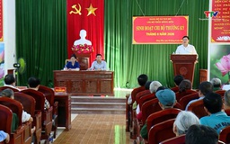 Phó Chủ tịch Thường trực UBND tỉnh Mai Xuân Liêm dự sinh hoạt chi bộ thôn Đông Môn, xã Tây Đô